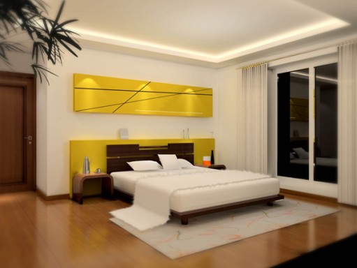 卧室图片来自北京亚光亚装饰厚宅旗舰店在金黄色的高贵风的分享