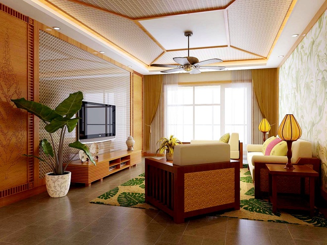 东南亚 两居室 客厅图片来自合建装饰李世超在东南亚风格两居室的分享