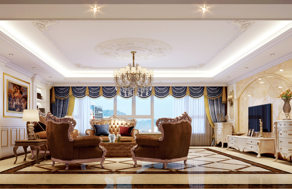 欧式 简约 小资 公寓 平层 客厅 客厅图片来自尚层别墅设计在紫御华府简约欧式也唯美的分享