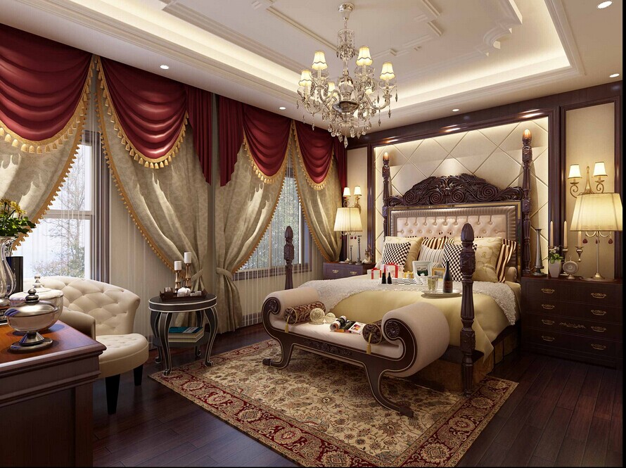 奢华 欧式 卧室图片来自郑州实创装饰-杨淑平在升龙城-三居室-奢华欧式风格的分享