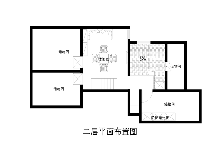 简约 东南亚 美式 三居 loft 房地产 户型图图片来自北京实创装饰集团在120平东南亚美风三居室的分享