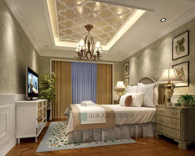 欧式 卧室图片来自422950910x在三江航天首府159平全视角效果图的分享
