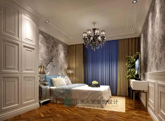 欧式 卧室图片来自422950910x在三江航天首府159平全视角效果图的分享