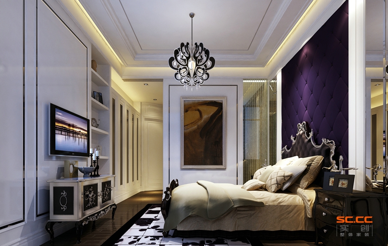 欧式 四居 成都实创 美城云庭 卧室图片来自成都实创装饰在美城云庭- 欧式风格四居室的分享