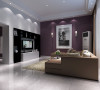 本案以醒目的紫色为主题，白色为衬托，营造一个现代、简约而奢华的室内空间。整体设计手法极为简洁，“以纯为美”的用材理念与简约的奢华风格浑然天成。