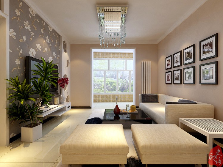 二居 简约 客厅图片来自石家庄瑞博文张琳在4.1万打造华林国际现代简约风的分享