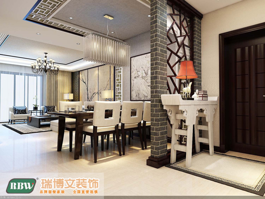 中式 三居 餐厅图片来自石家庄瑞博文张琳在6.38万打造同祥城中式风的分享
