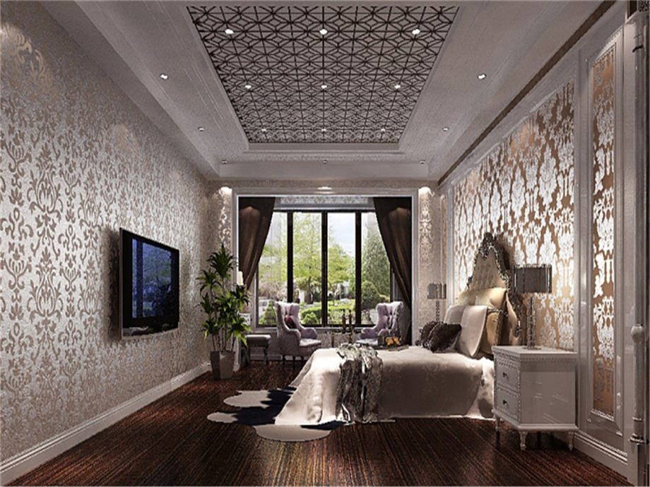 欧式 别墅设计 别墅装修 北京设计 卧室图片来自高度国际装饰韩冰在西山一号院277㎡欧式效果的分享