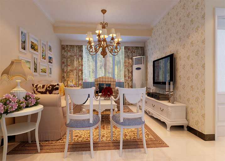 客厅图片来自多芬宝贝在郑州实创装饰-大河龙城-婚房装修的分享