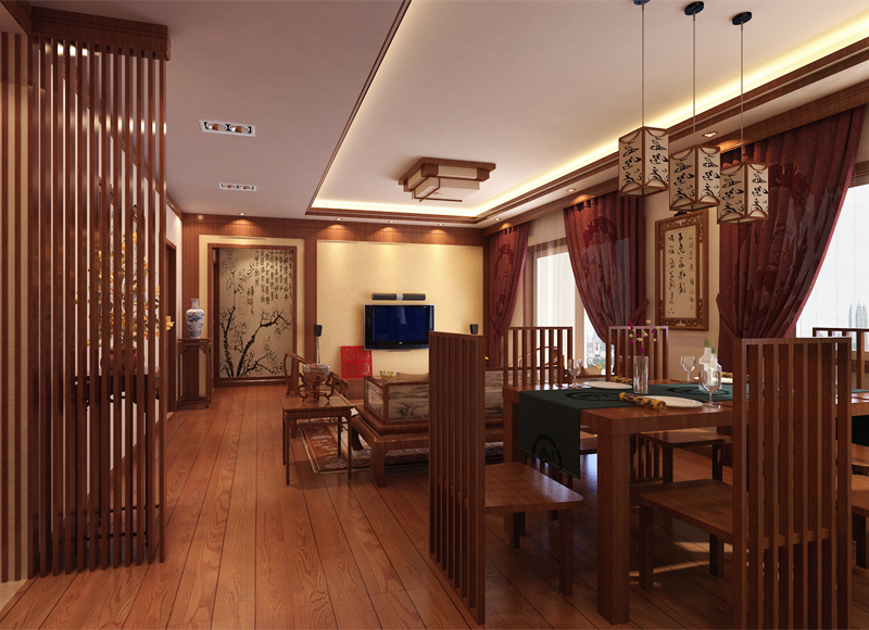 三居 客厅图片来自亚光亚装饰在中式古典，东方之美的分享