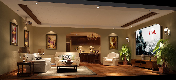 欧式 别墅 客厅图片来自用户524527896在中海尚湖世家的分享