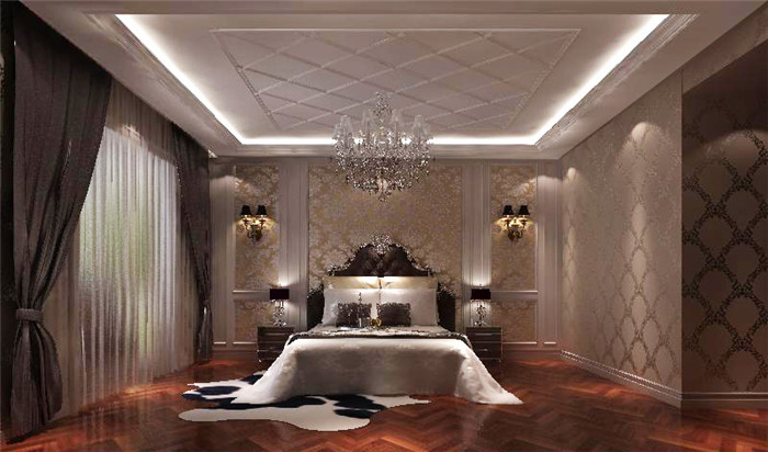 欧式 平层 白领 旧房改造 80后 小资 卧室图片来自沙漠雪雨在华侨城11.5万200㎡欧式四居的分享