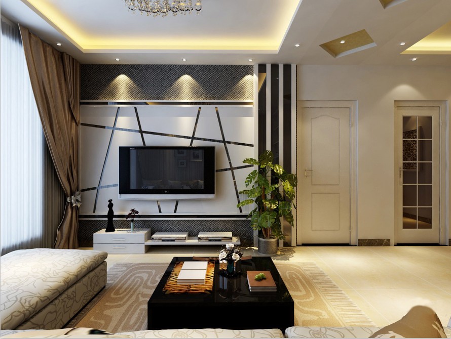 简约 二居 客厅图片来自石家庄瑞博文张琳在4.45万打造北城国际现代简约风的分享