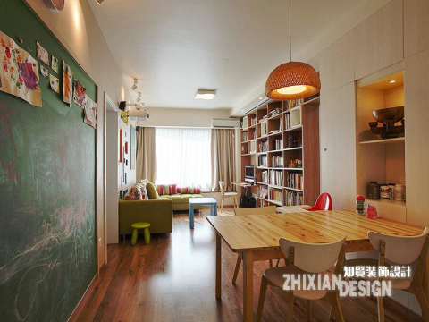 客厅图片来自上海知贤设计小徐在小户型也有春天 新品宜家家居的分享