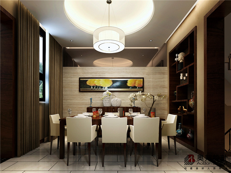 别墅 别墅装修 简欧 奥邦装饰 任祥付 餐厅图片来自上海奥邦装饰在沿海郦墅别墅新欧式风格设计的分享