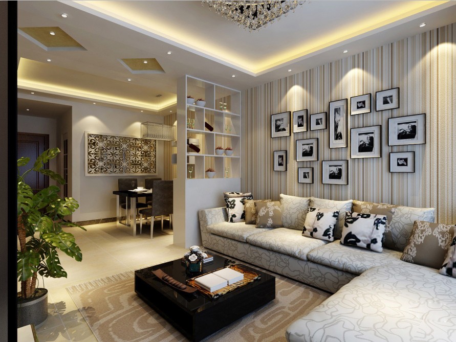 简约 二居 客厅图片来自石家庄瑞博文张琳在4.45万打造北城国际现代简约风的分享