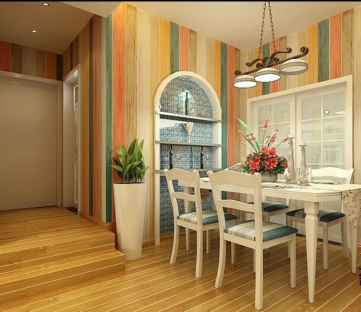 餐厅图片来自上海华埔装饰设计中心在蓝海港湾80后心中的家的分享