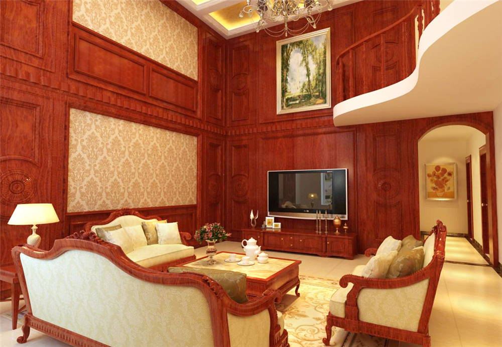 别墅 白领 收纳 小资 80后 客厅图片来自实创装饰完美家装在对称体现欧式庄重与大气的分享