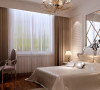 紫晶悦城-126平米D2户型欧式装修设计-卧室效果图