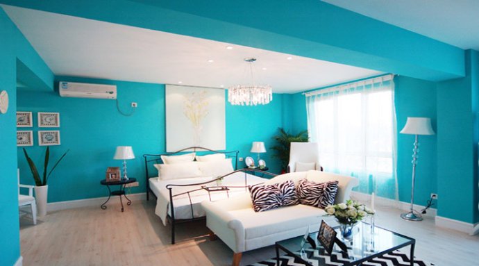 白领 时尚 个性化 卧室图片来自hncfzs1在蓝色的小夫妻爱巢的分享