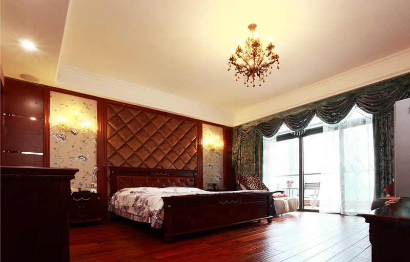 混搭 豪宅 知识分子 中西合璧 卧室图片来自国安居装饰在古典欧式与现代结合的分享