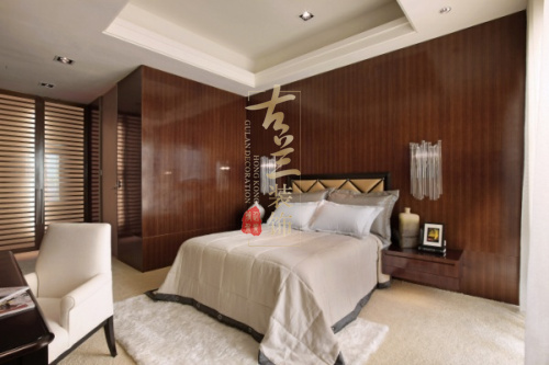混搭 中式 奢华时尚 四室大房 卧室图片来自香港古兰装饰-成都在极致奢华中式混搭时尚的分享
