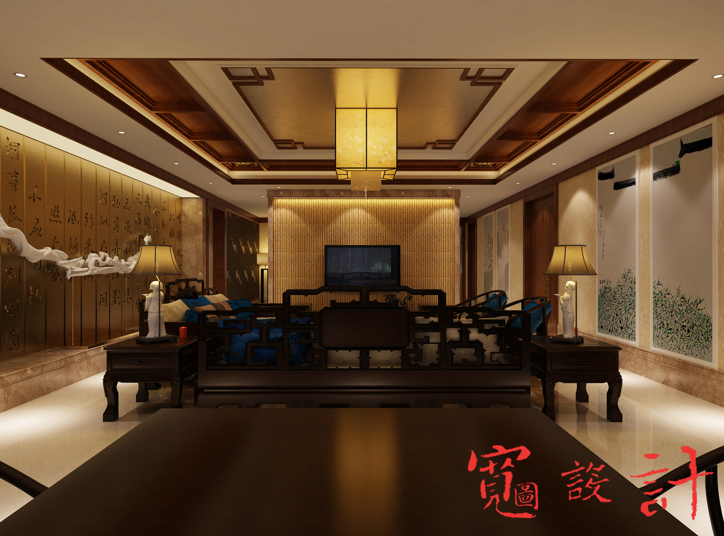 新中式 客厅图片来自宽图设计-裴啸在住宅一的分享