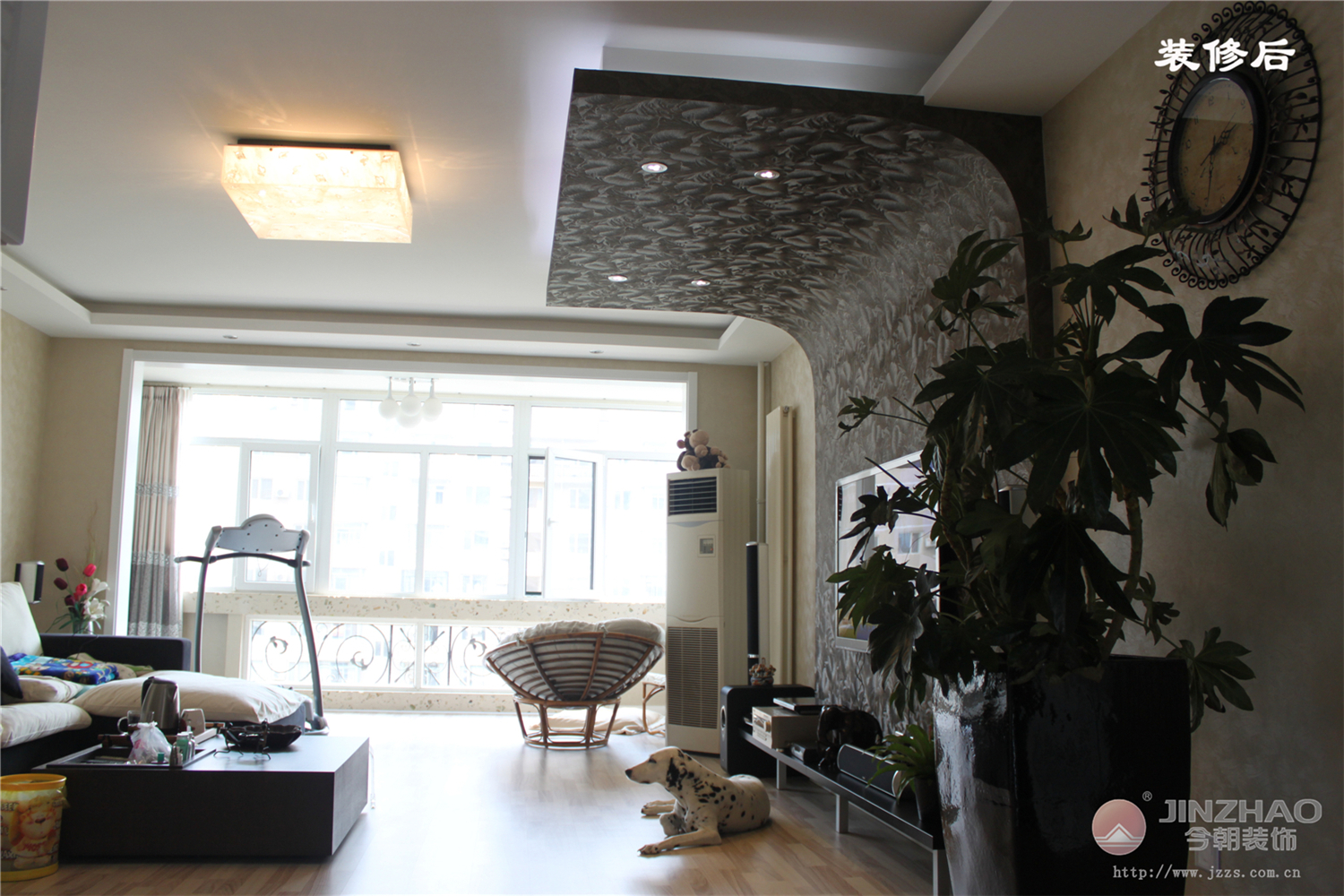 二居 现代简约 客厅图片来自今朝装饰小阳在碧桂园 118平 现代简约 二居的分享