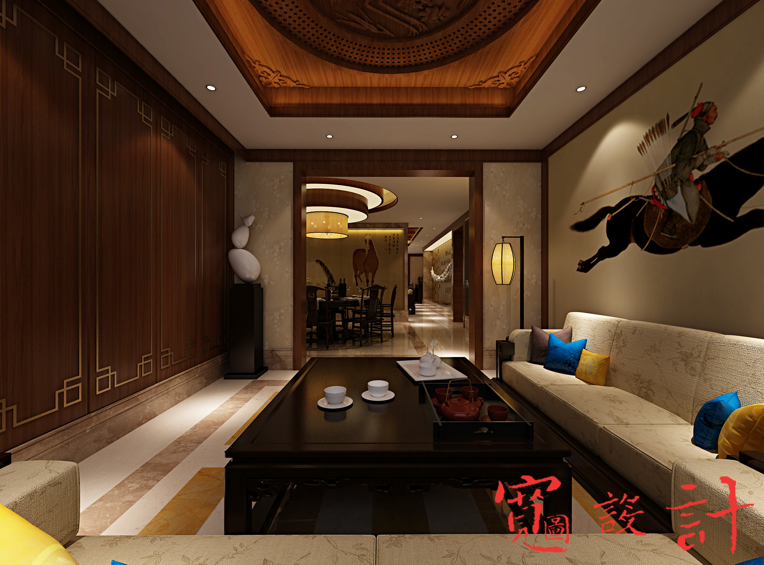 新中式 其他图片来自宽图设计-裴啸在住宅一的分享
