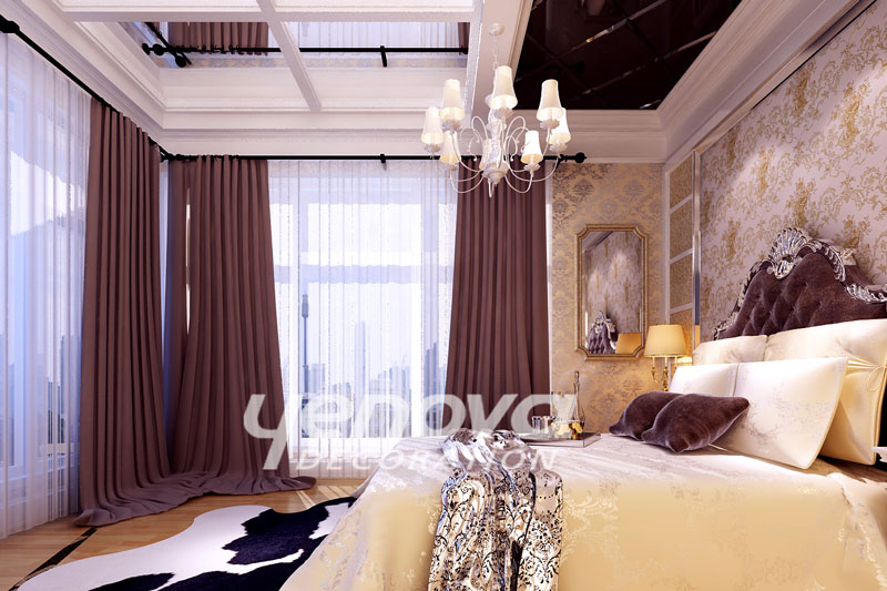 欧式 复式 阁楼 装修案例 效果图 卧室图片来自兰州业之峰装饰--赵琴在奢华生活的分享
