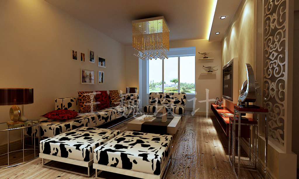 简约 二居 客厅图片来自百家设计小刘在金地滨河悦城85平现代风格的分享