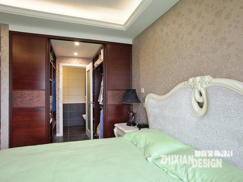 简欧 卧室图片来自上海知贤设计小徐在低调奢华洋溢三代同堂幸福家的分享