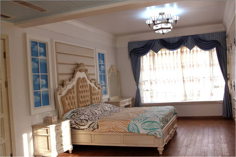 欧式 混搭 米色基调 卧室图片来自国安居装饰在奥林华府--张爱玲笔下的居家时光的分享