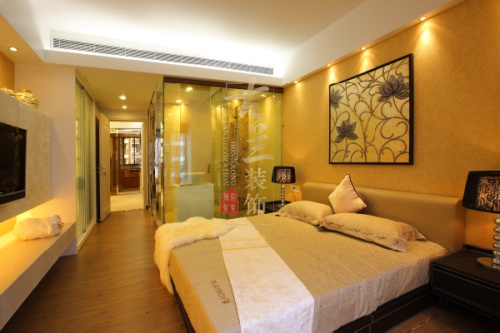简约 现代 三居 时尚 简洁温馨 卧室图片来自香港古兰装饰-成都在温馨暖色时尚新家的分享