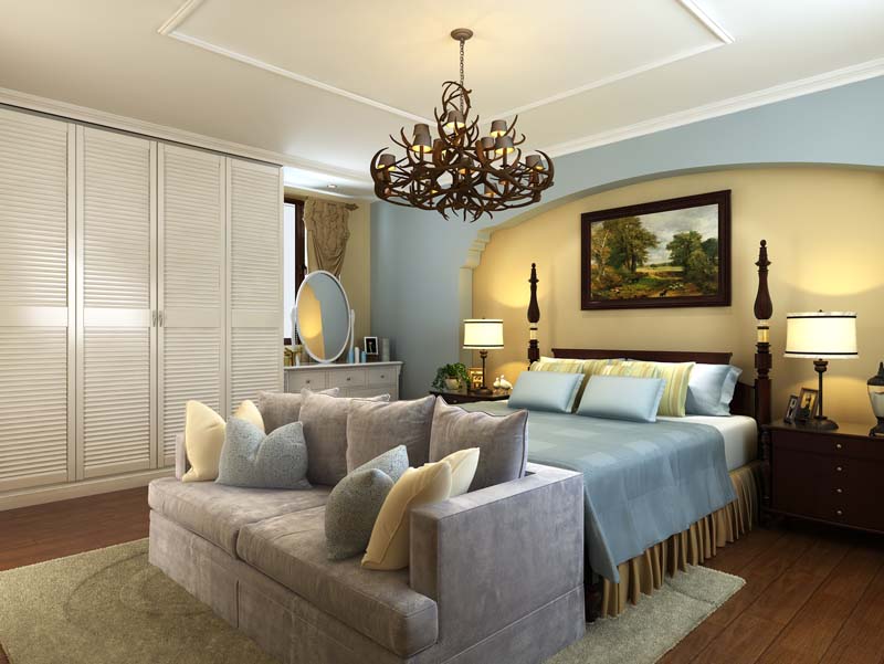 卧室图片来自北京元洲最好装修设计在简欧风格灵动思情的分享