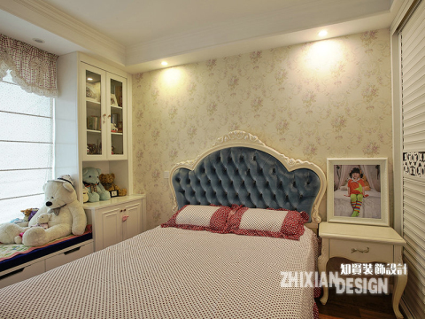 简欧 公主房 卧室图片来自上海知贤设计小徐在低调奢华洋溢三代同堂幸福家的分享