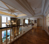 普罗旺世罗曼维森别墅美式风格-二楼走廊效果图