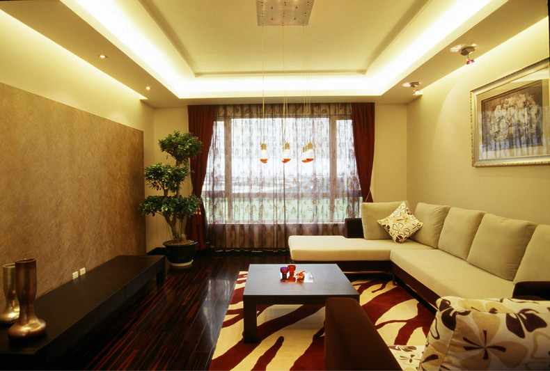 客厅图片来自今朝装饰小闫在北京怡景的分享