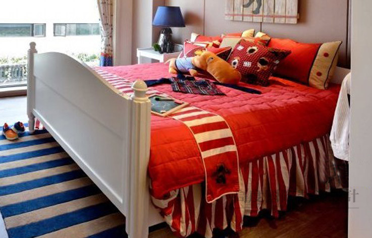 欧式 别墅 卧室图片来自高度国际设计装饰在中海尚湖世家实景图的分享