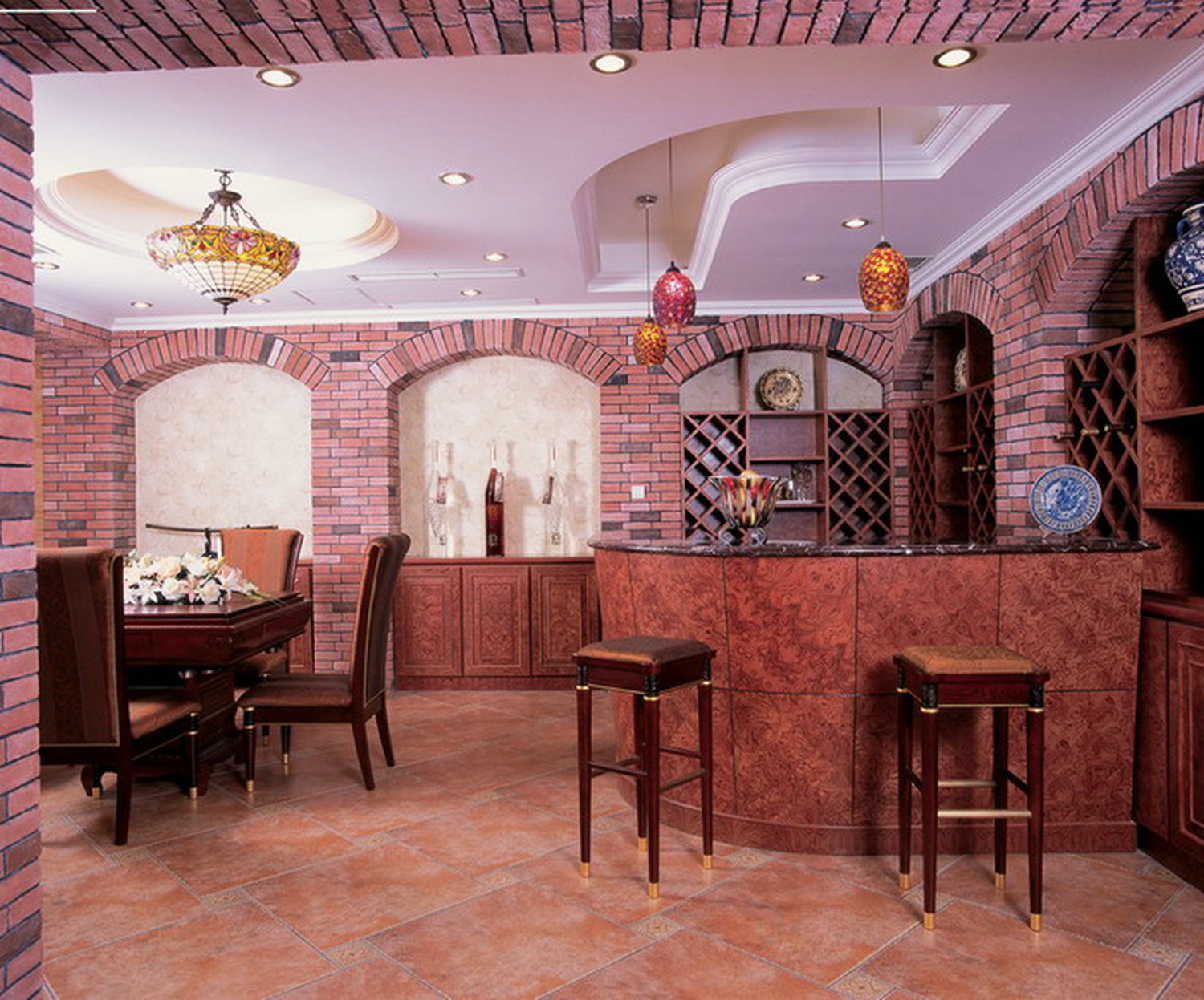 新古典风格 别墅设计 典雅端庄 舒适大气 实创装饰 餐厅图片来自上海实创-装修设计效果图在变幻的线条-新古典别墅设计的分享