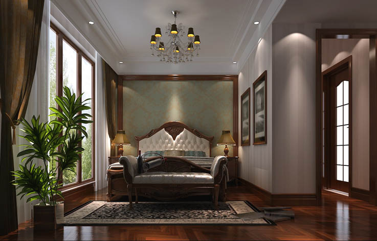 简欧 卧室图片来自高度国际在10.8万打造金地仰山简欧范的分享