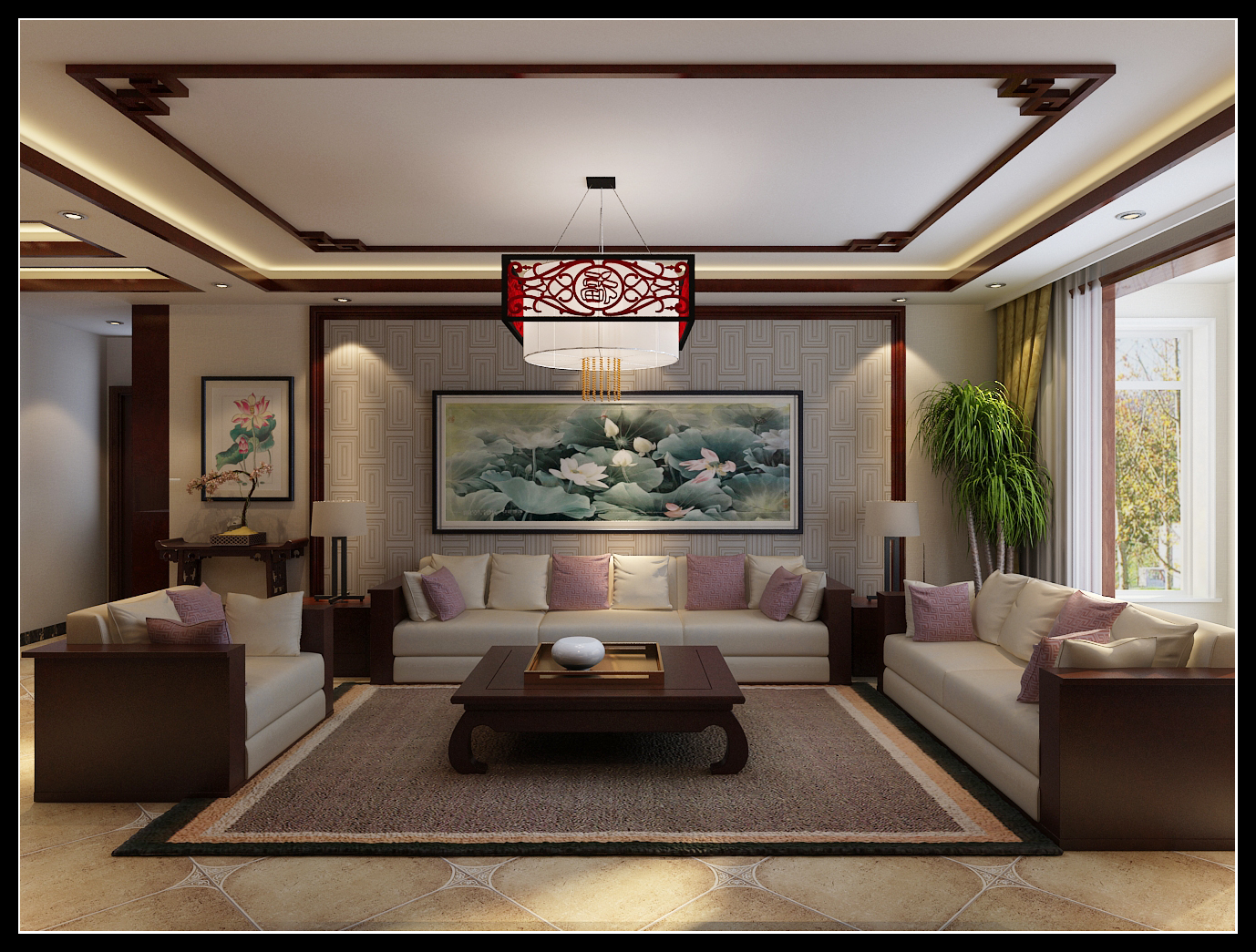 三居 客厅图片来自城市人家设计师田宇在中式风格的分享