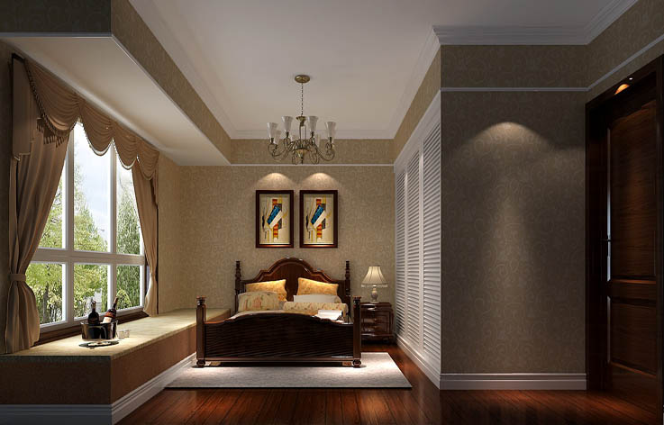 美式 卧室图片来自高度国际在6.1万打造海棠湾美式范的分享