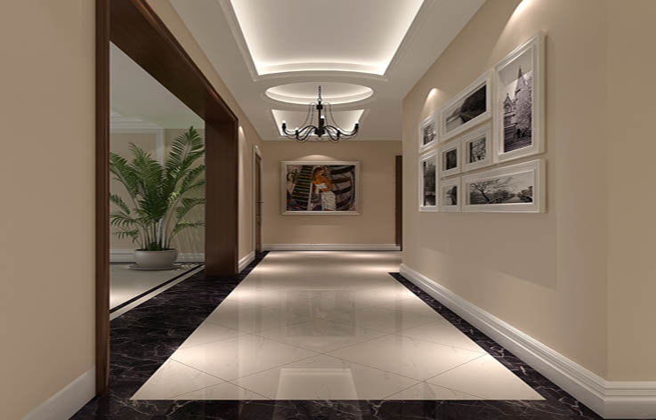 润泽公馆 四室三厅 新中式 高度希文 装饰设计 玄关图片来自高度国际装饰宋增会在10.5万打造168平新中式的分享