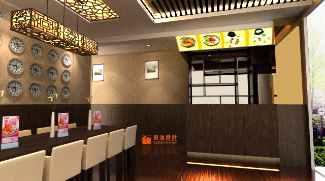 简约图片来自深圳狼逸设计工作室在餐饮空间的分享