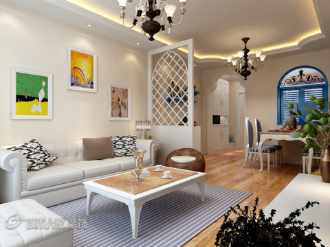 田园 二居 白领 旧房改造 80后 客厅图片来自西安城市人家装饰公司在金辉天鹅湾唯美浪漫地中海风格的分享