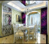 超凡装修设计-黄金海岸欧式风格装修设计-餐厅电视背景墙效果图