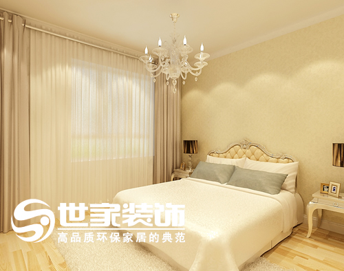 简约 欧式 二居 卧室图片来自北京世家装饰工程有限公司在鲁商新城装修效果图a-e的分享