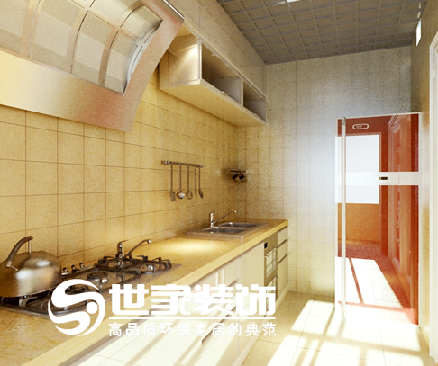 简约 二居 厨房图片来自北京世家装饰工程有限公司在鲁商新城装修效果图a-f的分享