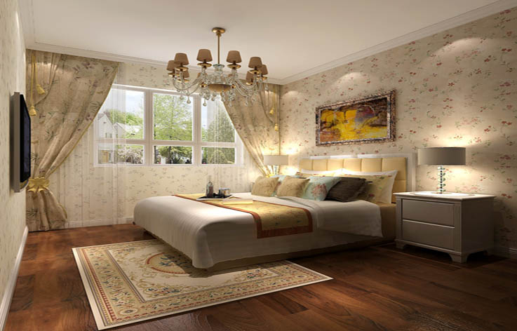 欧式 卧室图片来自高度国际在25万打造鲁能7号院欧式风的分享